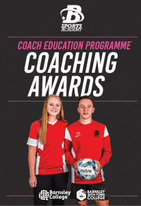 Coaching Awards programme