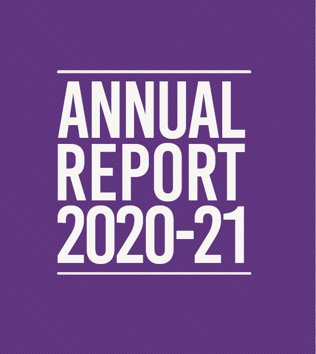 cover of annual report 2020-2021
