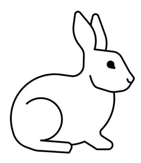 drawing of rabbit