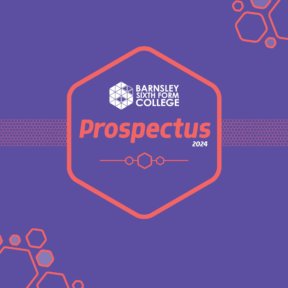 purple course guide front page with the words prospectus on