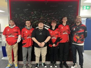 Barnsley Griffins Esports team at EndPoint HQ in Sheffield