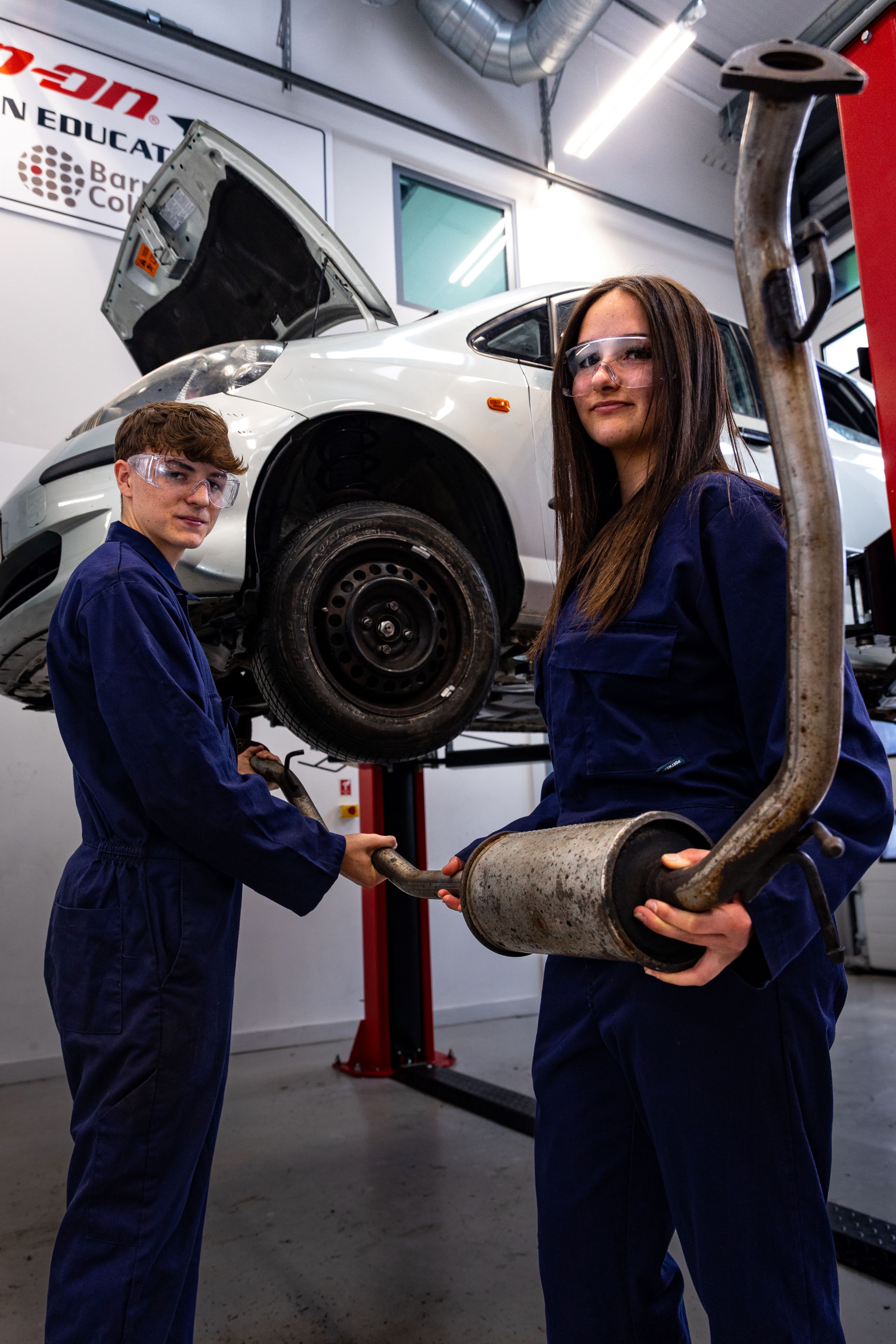 Automotive students